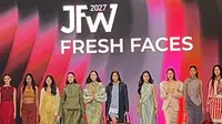 Runway Fresh Faces JFW 2027, Jakarta, Senin, 26 Oktober 2026. (Liputan6.com/Alfareza Ramadhani)
