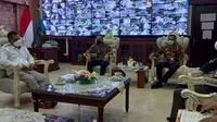 Kepala ORI Jatim Agus Muttaqin bertemu  Wali Kota Surabaya Eri Cahyadi (Foto: Istimewa).