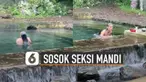 Hal tidak terduga terjadi saat orang itu akan keluar dari kolam.