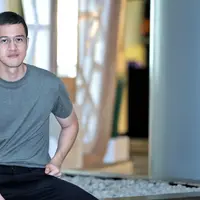 Pemeran Herjunot Ali, bermain dalam film terbarunya berjudul The Doll 2. Dalam film itu, Herjunot dipasangkan menjadi suami istri dengan Luna Maya. Salah satu produser melihat pasangan itu memang cocok. (Adrian Putra/Bintang.com)