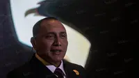 Edy Rahmayadi akhirnya menjadi Ketum PSSI periode 2016-2020 berdasarkan hasil Kongres Pemilihan PSSI di Hotel Mercure Jakarta pada Kamis (10/11/2016). (Bola.com/Vitalis Yogi Trisna)