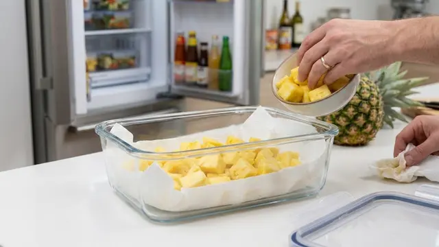 Cara Menyimpan Nanas Kupas