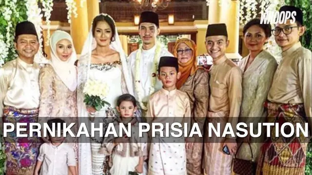 Prisia Nasution mengakhiri status jandanya dengan melangsungkan pernikahan dengan pria berkebangsaan Malaysia