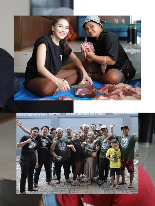 <p>Kali ini dia tidak melewatkan Idul Adha bersama orangtuanya. Sebab, Umi Kalsum dan Ayah Rozak sedang menjalankan ibadah haji. (Foto: Instagram/ ayutingting92)</p>