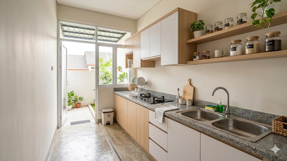 8 Desain Dapur Belakang Rumah Subsidi Anti Bocor, Solusi Cerdas untuk Lahan Sempit