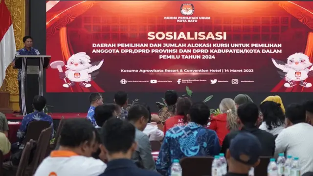 KPU Kota Batu Sosialisasi Dapil dan Alokasi Kursi untuk Pemilu 2024
