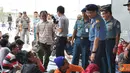 Citizen6, Tanjung Priok: Program mudik gratis dengan kendaraan roda dua yang dilepas di Dermaga Nusantara Pura, Pelabuhan Tanjung Priok, Jakarta merupakan kerjasama antara Kementerian Perhubungan dan jajarannya.  (Pengirim: Dispenkolinlamil)