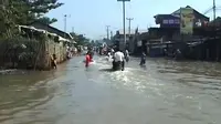 Sungai Citarum Kembali Rendam Rumah di Baleendah