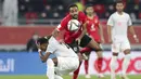 Wakil Jerman itu mengalahkan Al Ahly dengan skor 2-0 dalam partai semifinal Piala Dunia Antarklub 2020 yang digelar di Al Rayyan Stadium, Qatar, Selasa (9/2/2021). (AP Photo/Hussein Sayed)