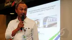 Dirut Konstruksi MRT Mohammad Nasir saat konferensi pers di  Jakarta, Senin (23/3/2015). Untuk mensiasati kemacetan, PT MRT, Dinas Perhubungan dan Ditlantas Polda Metro Jaya akan memberlakukan Manajemen Rekayasa Lalu Lintas.  (Liputan6.com/Yoppy Renato)