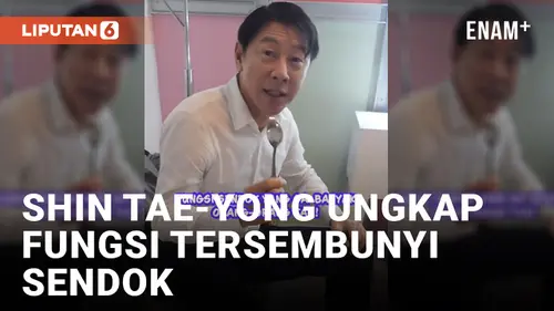 VIDEO: Sudah Tahu Belum? Shin Tae-yong Tunjukkan Manfaat Sendok yang Tidak Biasa