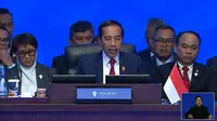 Presiden Joko Widodo menyatakan bahwa ancaman perubahn iklim sangat. Hal itu ia sampaikan dalam press briefing di KTT AIS Forum 2023.