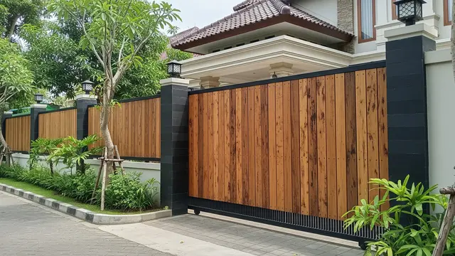 Merasa Rumah Kurang Aman? 10 Model Pagar Besi Tinggi Kombinasi Kayu Ini Bisa Dicoba