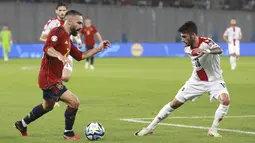 Spanyol sukses menghajar tuan rumah Georgia dengan skor 7-1. (AP Photo/Zurab Tsertsvadze)