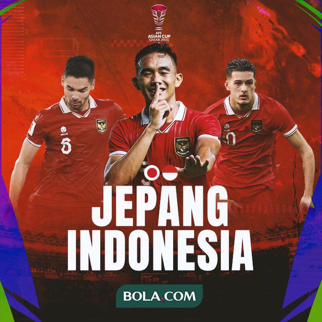 Piala Asia - Jepang Vs Timnas Indonesia - Sandy Walsh, Rizky Ridho, Justin Hubner