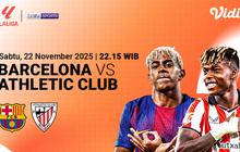 Nonton LaLiga 2025/26: Barcelona vs Athletic Club, Tayang di Vidio