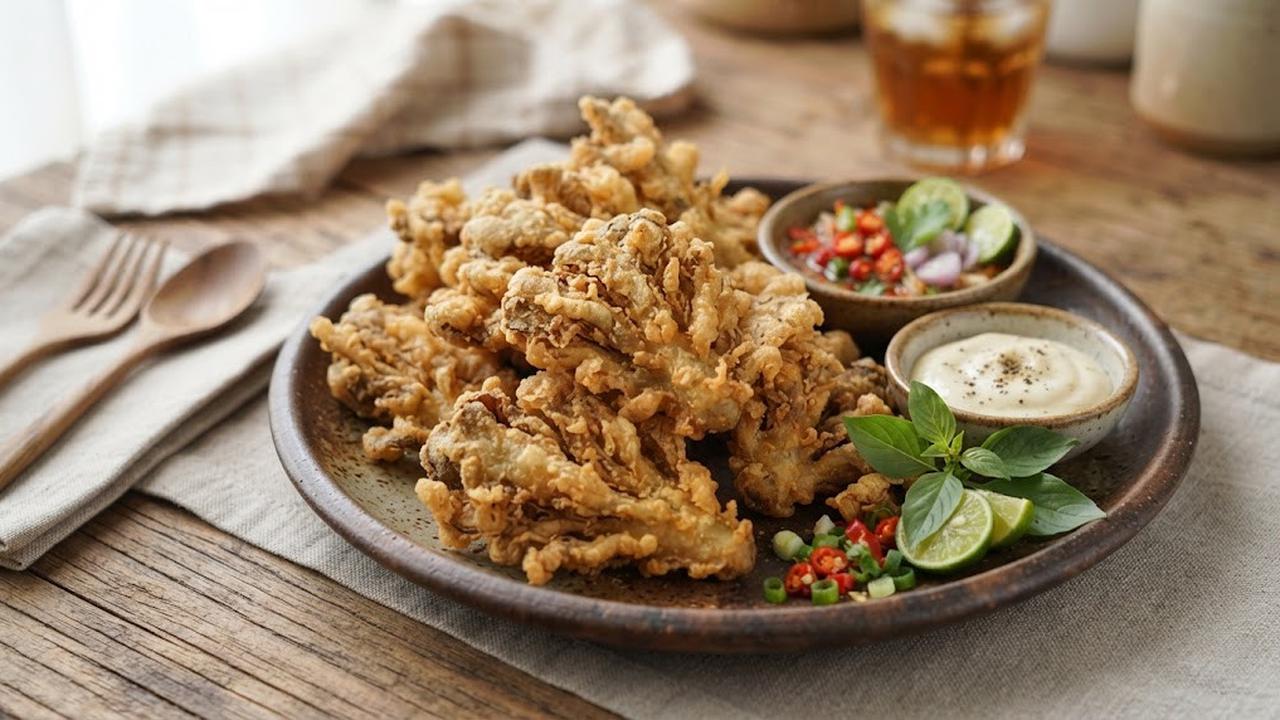 Resep Jamur Tiram Crispy Tanpa Tepung Beras, Renyah Tahan Lama dan Anti Gagal
