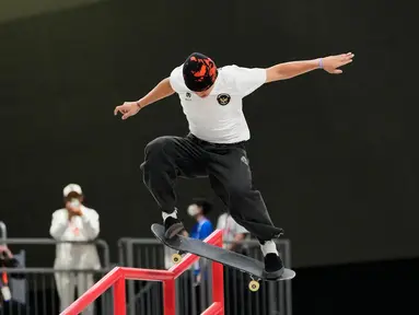 Basral Graito Finis Keempat di Final Skateboard Street Asian Games 2026