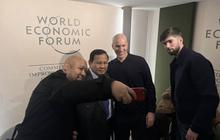 Prabowo Subianto Bertemu Legenda Zinedine Zidane di Davos, Bahas Karier Theo