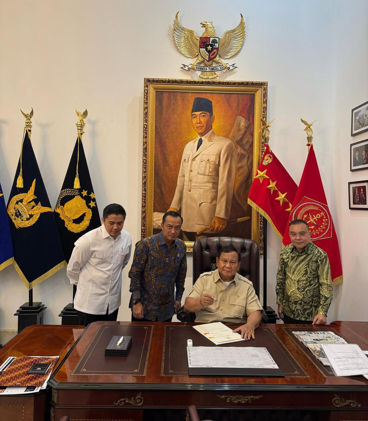 Mengintip Ruang Kerja Presiden Prabowo