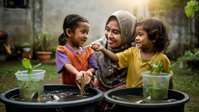 Ide Ternak Lele Ember untuk Ibu-Ibu PKK Modal Kecil (AI)