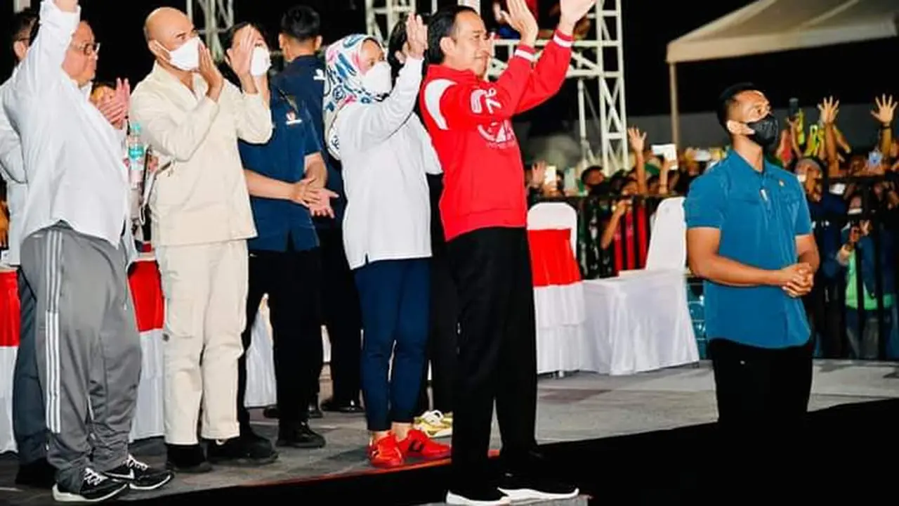 Presiden Jokowi dan Ibu Negara Hadiri Konser Kebangsaan