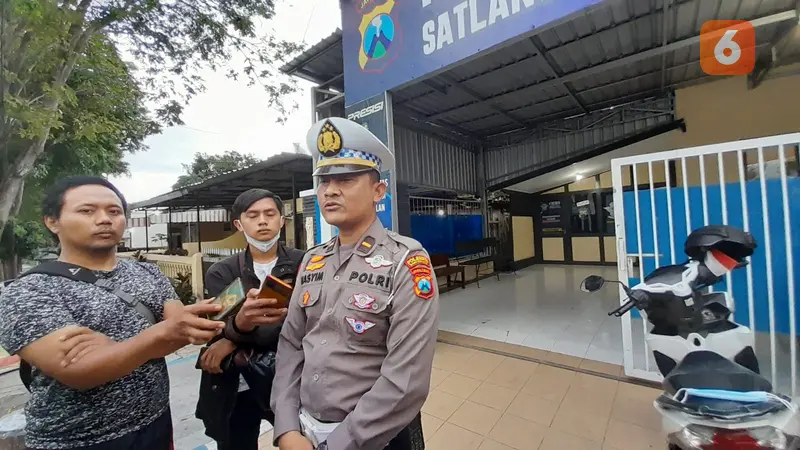 Kanit Gakkum Satlantas Polresta Banyuwangi Ipda Wahid Hasyim. (Hermawan Arifianto/Liputan6.com )