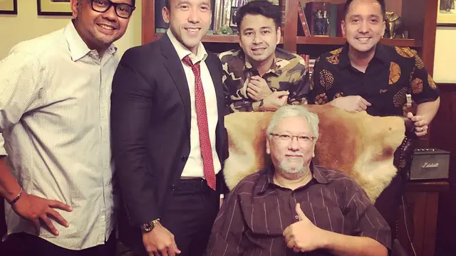 Raffi Ahmad dan Juan Felix Tampubolon.