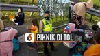 Beredar video satu keluarga makan di pinggir tol. Polisi pun langsung menegur keluarga tersebut karena melakukan hal yang berbahaya.