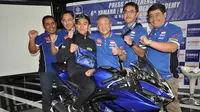 Pembalap muda Indonesia, Muhammad Faerozi (ketiga dari kiri) akan dilatih langsung Valentino Rossi di program Master Camp (istimewa)