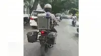 Ajak warga gunakan hak pilihnya besok, ini cara unik polisi di Sumatra Utara