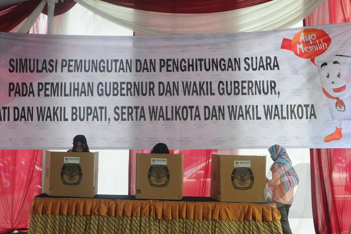 Sukseskan Pilkada 2015, KPU Gelar Simulasi Pemungutan Suara
