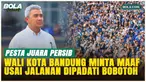 Wali Kota Bandung Minta Maaf usai Konvoi Juara Persib Lumpuhkan Jalanan