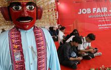FOTO: Job Fair Jakarta Dipadati Pencari kerja