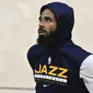 Guard Utah Jazz Mike Conley terpilih masuk NBA All-Star 2021. (AFP/Alex Goddlett)