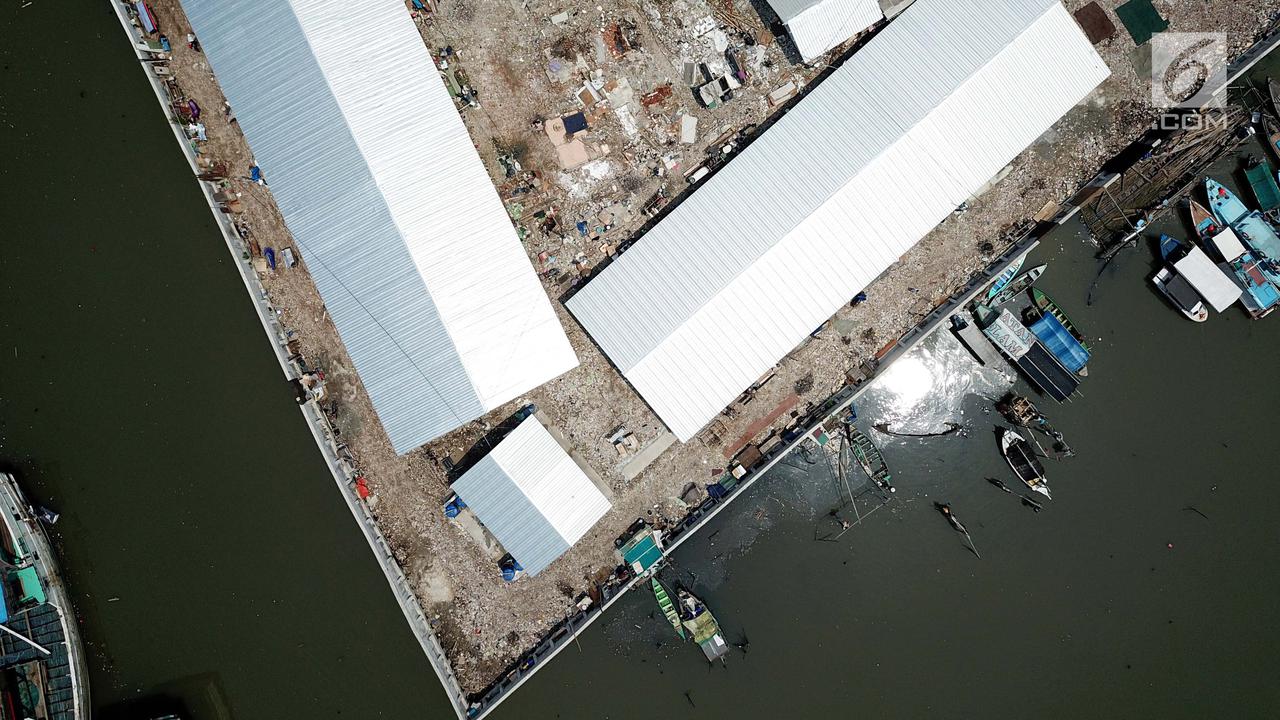 Shelter Kampung Aquarium dari Ketinggian