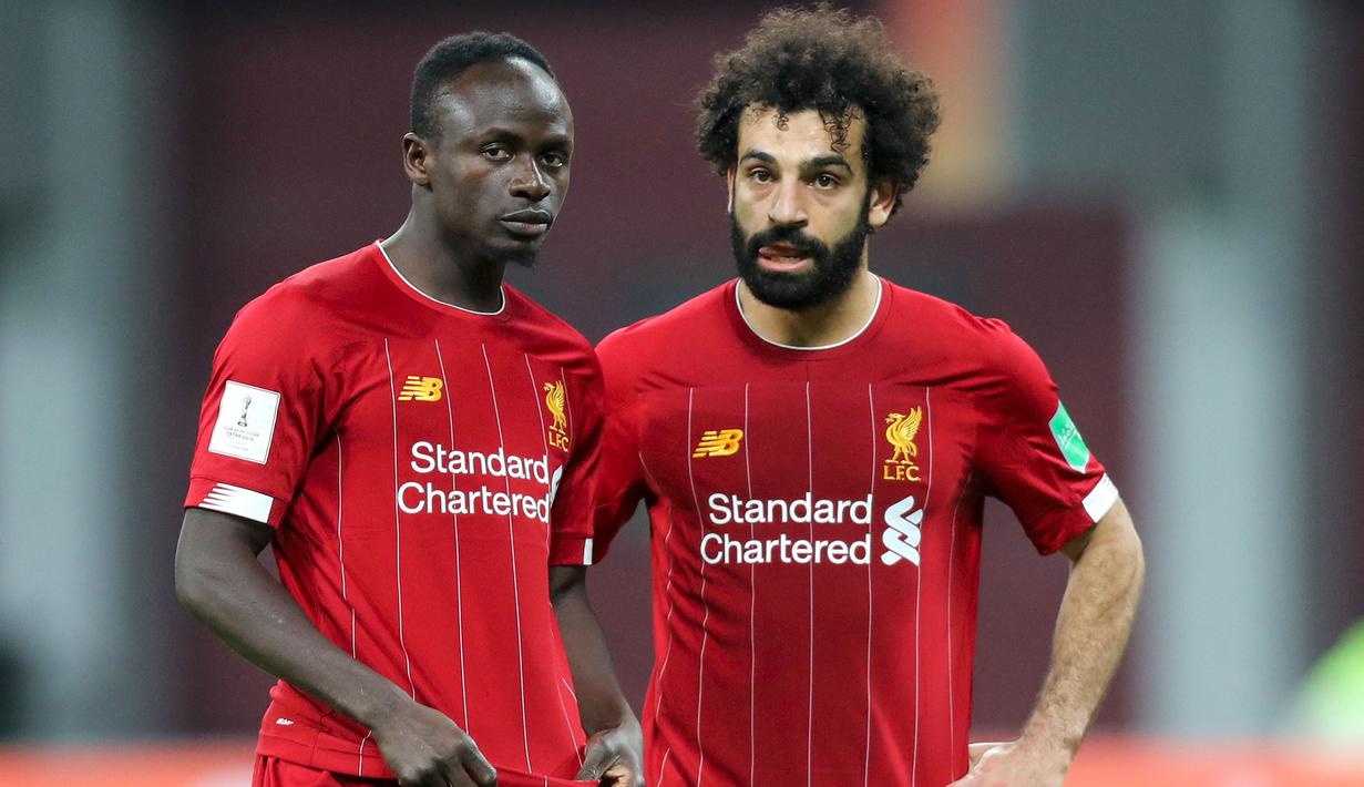 Sadio Mane merupakan pemain yang cepat, cerdas, tak kenal lelah, dan memiliki insting kuat dalam mencetak gol. Sayangnya, saat bermain bersama Mohamed Salah, peranan eksploitasinya sering diabaikan. Namun, pada akhirnya mereka mampu saling melengkapi sebagai duet maut Liverpool. (AFP/Karim Jaafar)