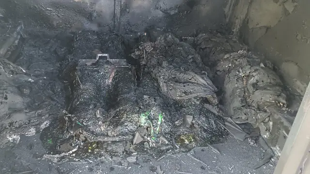 Mobil Isi Ulang ATM Terbakar