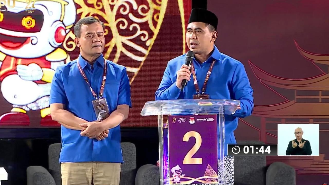 VIDEO: Semangat Luthfi Bicara Sambil Tunjuk-tunjuk Dukung Program Prabowo, Andika Senyum Tipis