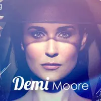 Demi Moore. (Digital Imaging: Muhammad Iqbal Nurfajri/Bintang.com)