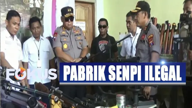 Pabrik Senpi Ilegal di Lumajang Hasilkan 250 Senjata Berbagai Jenis