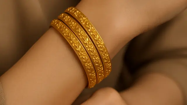 Model Gelang Emas Keroncong Terbaru