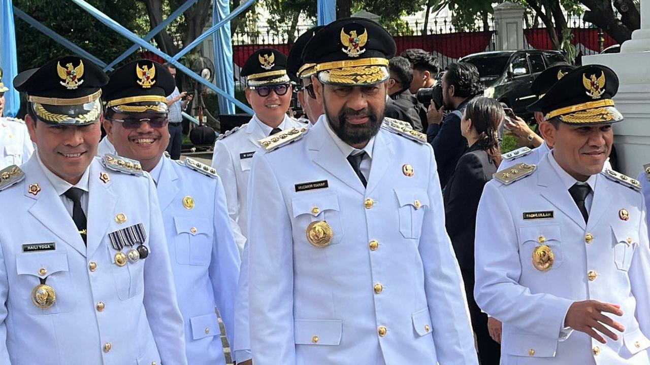 rombongan kepala daerah aceh terpilih hadiri pelantikan di istana negara