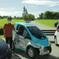 PT Toyota-Astra Motor dalam ulang tahun ke-50 tahun Toyota di Indonesia menghadirkan proyek EV Smart Mobility di The Nusa Dua, Bali. (dok: Astra)