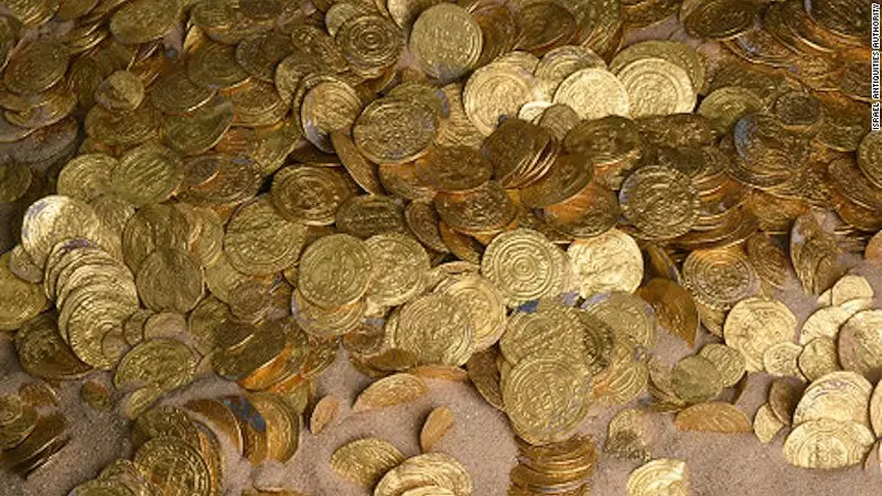 2 Ribu Koin Emas Ditemukan di Bawah Laut Ierael