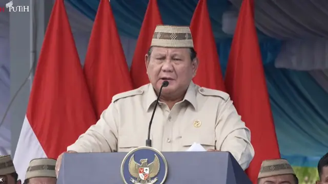 Presiden Prabowo Subianto saat menghadiri Puncak Pekan Nasional (Penas) Petani dan Nelayan XVII di Gorontalo, Rabu (24/6/2026). (Dok. Tangkapan Layar YouTube)