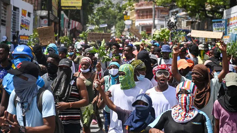 Protes Haiti