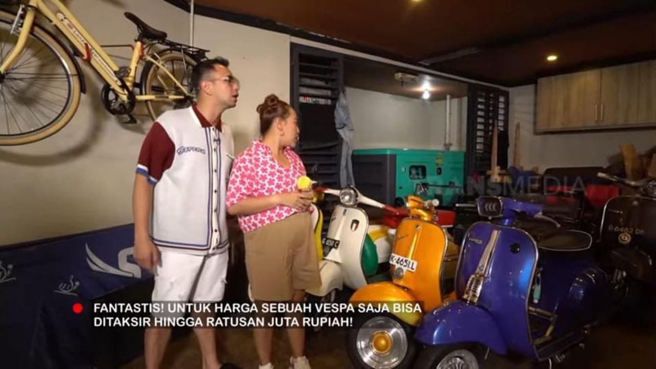 Raffi Ahmad dan Mpok Alpa Melongo Melihat Deretan Mobil Mewah dan Motor Antik Milik Denny Cagur