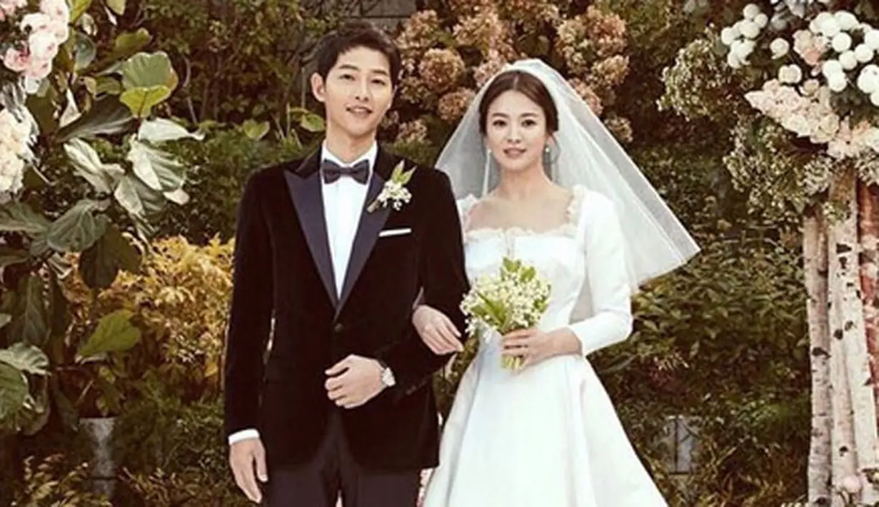 Song Joong Ki  dan Song Hye Kyo tengah menikmati hari bahagianya sebagai pasangan pengantin baru. Meski pernikahannya sudah berlangsung dua minggu lalu, namun hingga kini masih dibicarakan. (Instagram/kyo1122)