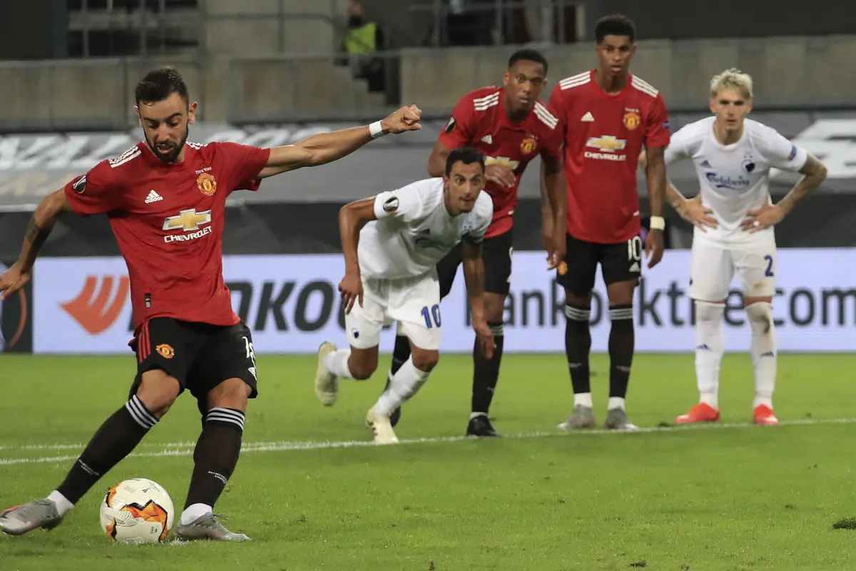 Penalti Bruno Fernandes Kirim MU ke Semifinal Liga Europa